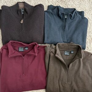 Jos. A. Bank Quarter Zip shirts